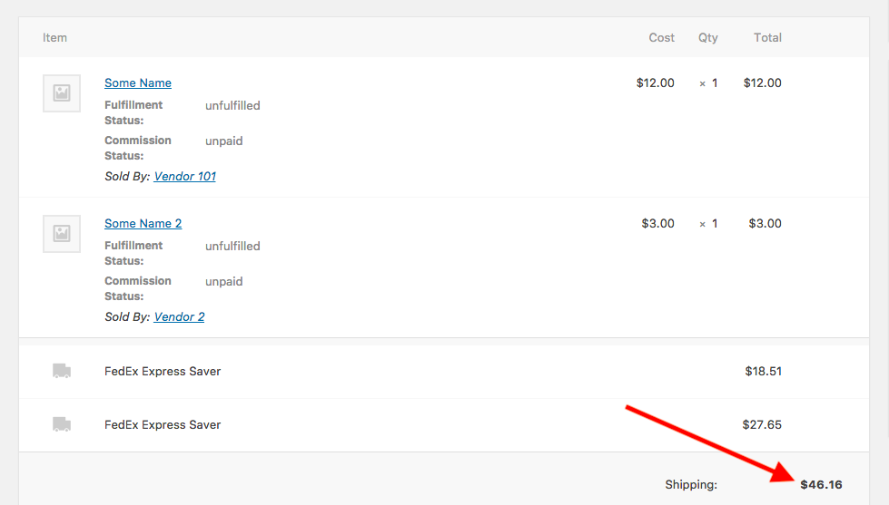 order details
