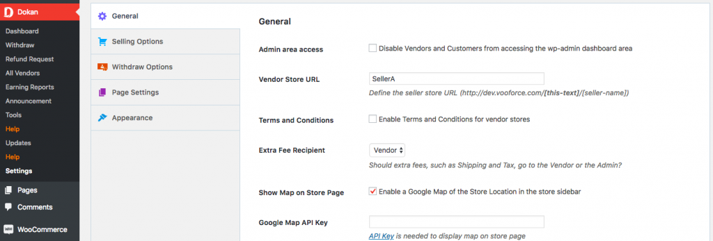 Enable an option in the plugin settings page