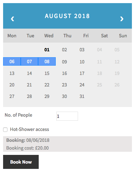 WooCommerce Bookings