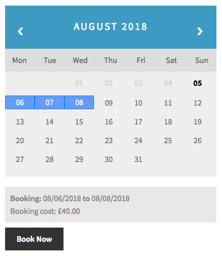 WooCommerce Bookings