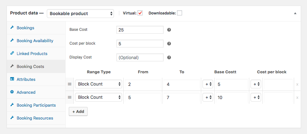 WooCommerce Bookings