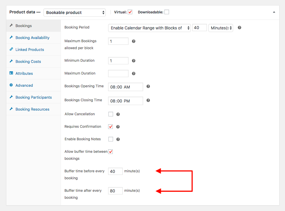 WooCommerce Bookings