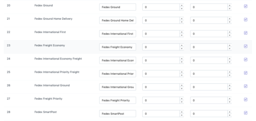 FedEx shipping methods