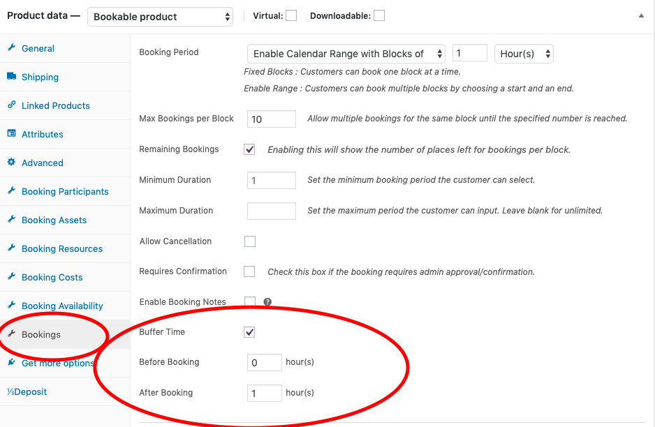 woocommerce bookings