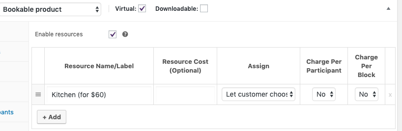 community hall woocommerce bookings