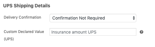 ups insurance value