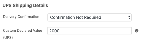 ups insurance with a declared value