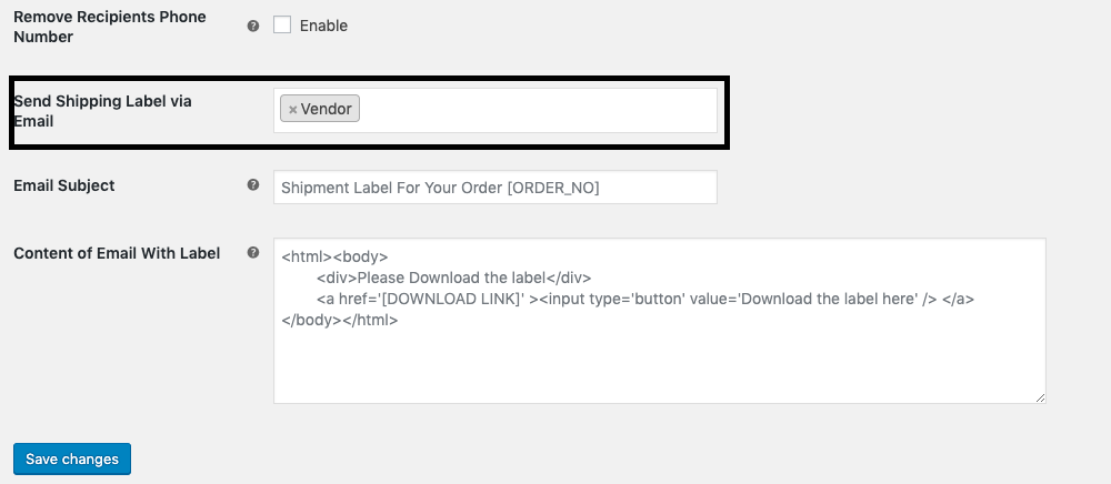 Set-Send-Shipping-Label-via-Email-to-Vendor