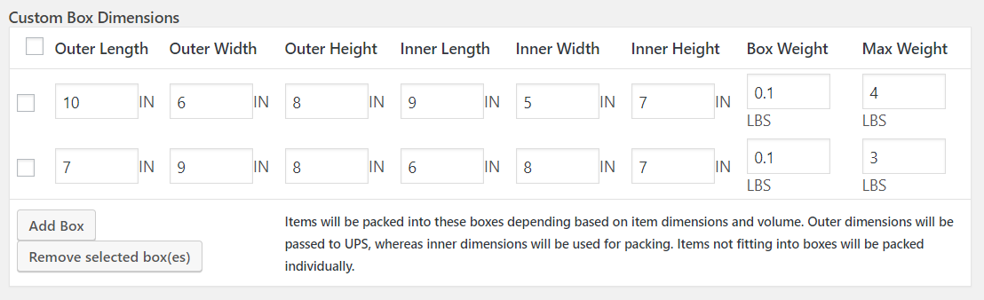 custom box