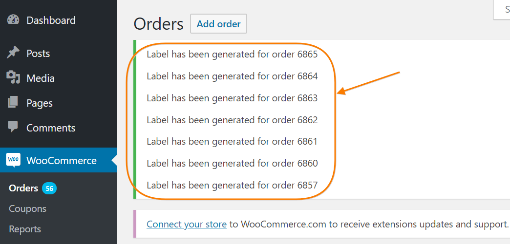 labels are successfully created