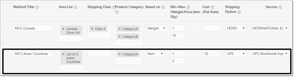 UPS shipping rates