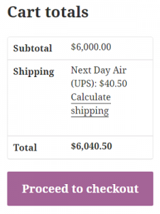 calculate shipping