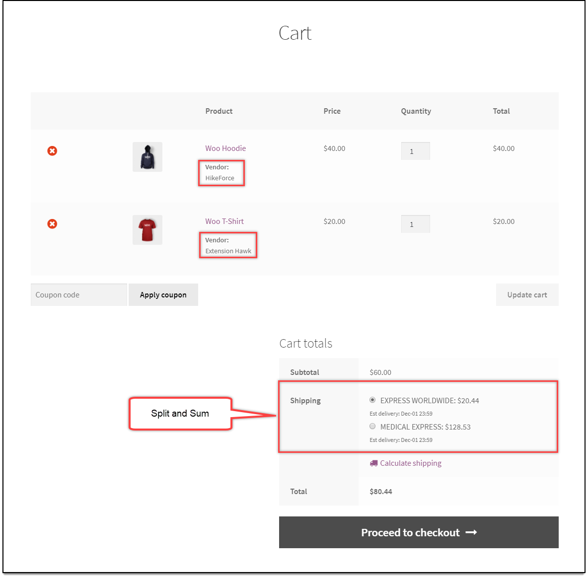 WooCommerce Multi-Vendor Add-On | Split and sum WooCommerce Multi-Vendor Add-On | Split and sum