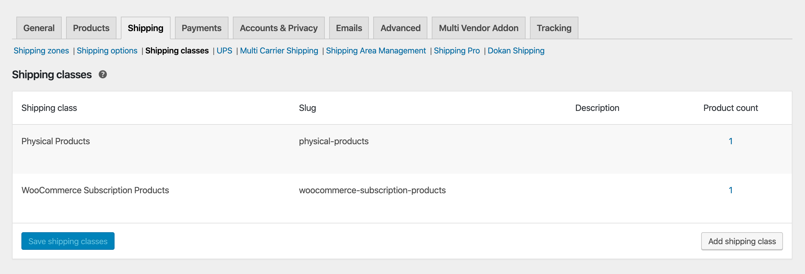 woocommerce subscription products